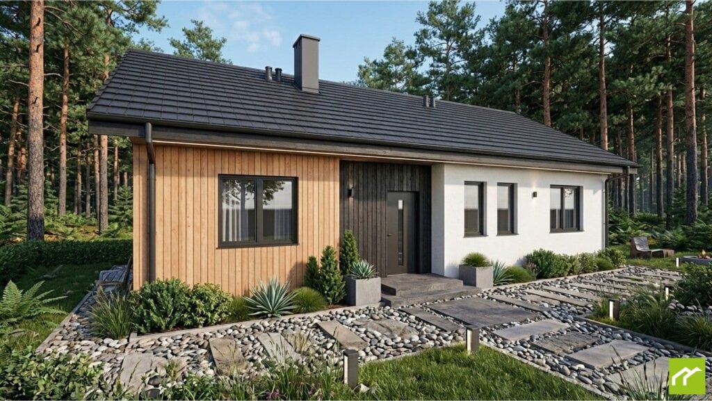 Dom drewniany całoroczny wolnostojący Capri A