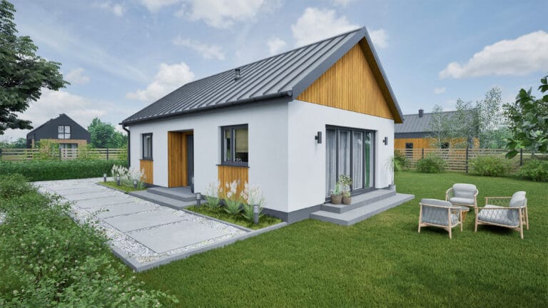 Dom drewniany całoroczny Tasos A