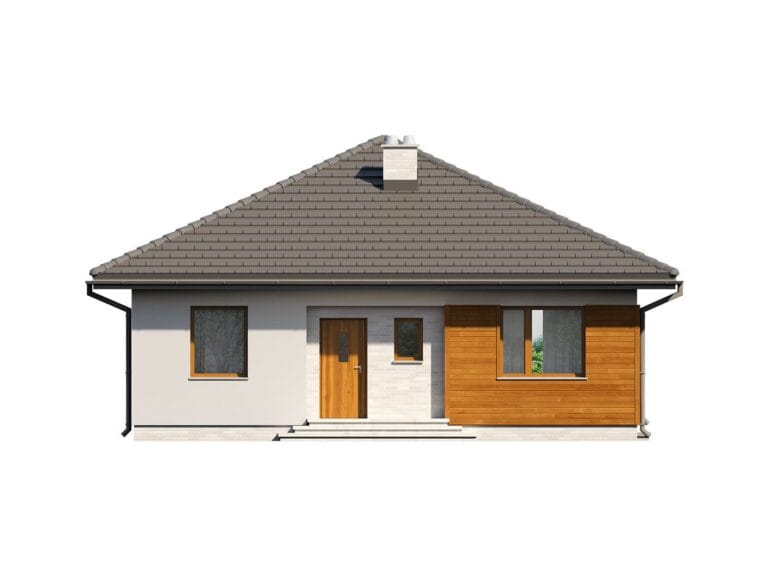 Dom Drewniany Elsa Elewacja 1