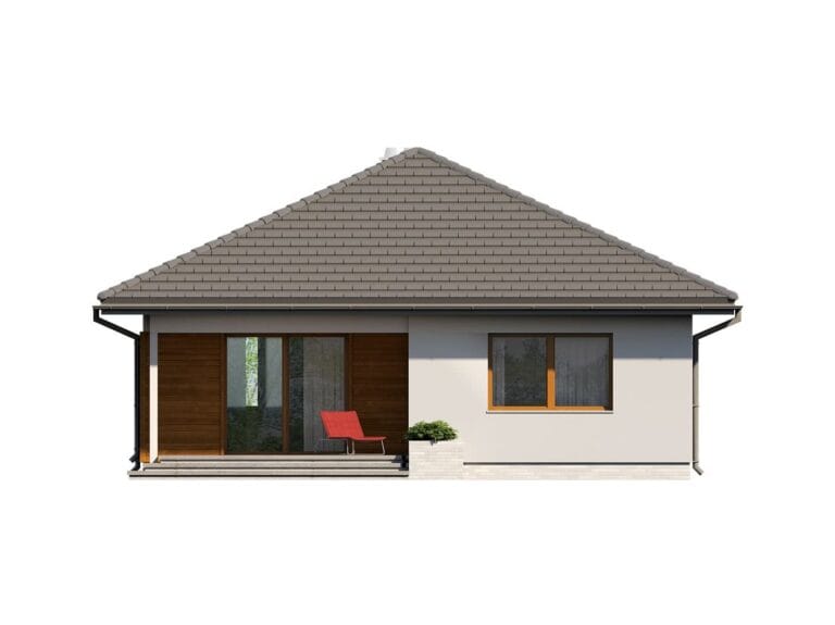 Dom Drewniany Elsa Elewacja 2