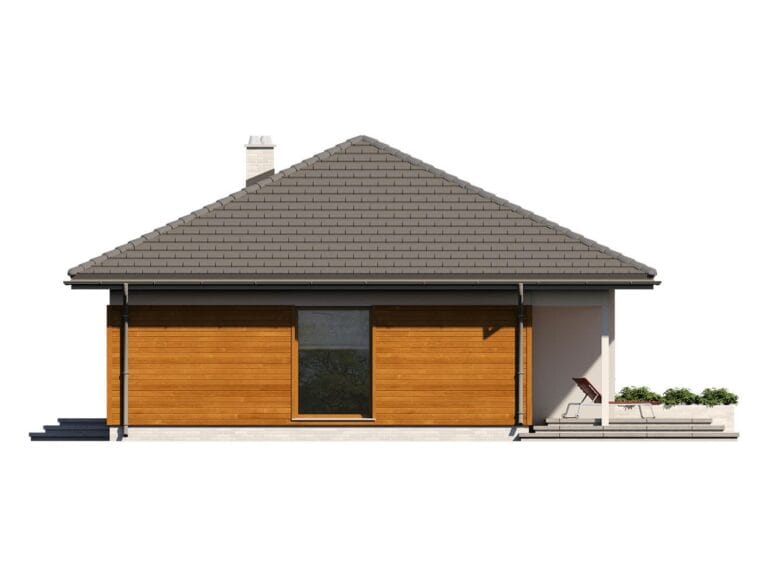 Dom Drewniany Elsa Elewacja 3