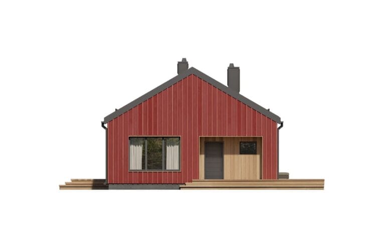 Dom Drewniany Mati Elewacja 1