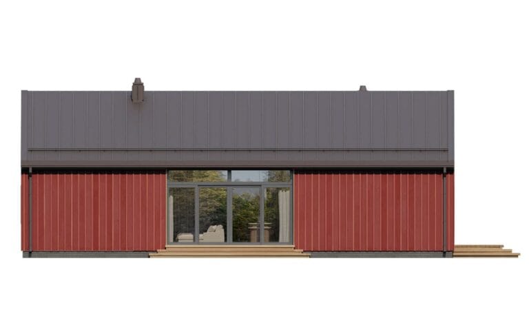 Dom Drewniany Mati Elewacja 4