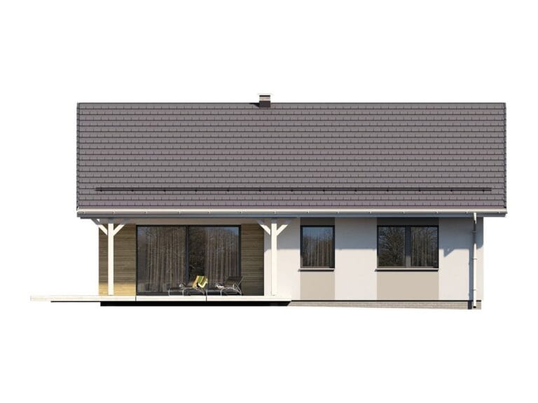 Dom Murowany Efi Elewacja 2