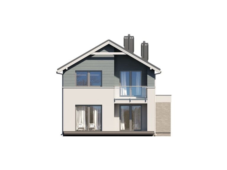 Dom Murowany Emi Elewacja 2