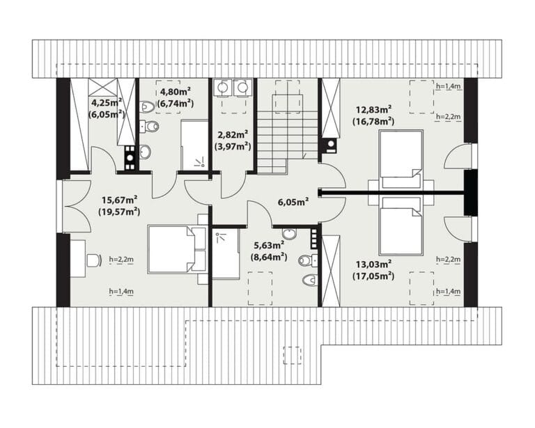 Dom Murowany Fila Rzut 2