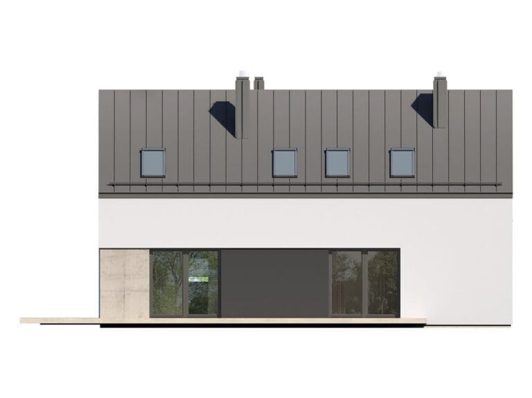 Dom Murowany Filo Elewacja 2