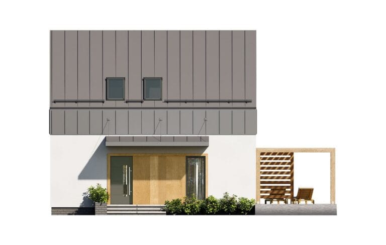 Dom Murowany Gabi 2 Elewacja 1