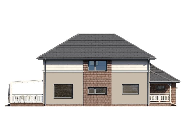 Dom Murowany Karo 2 Elewacja 4