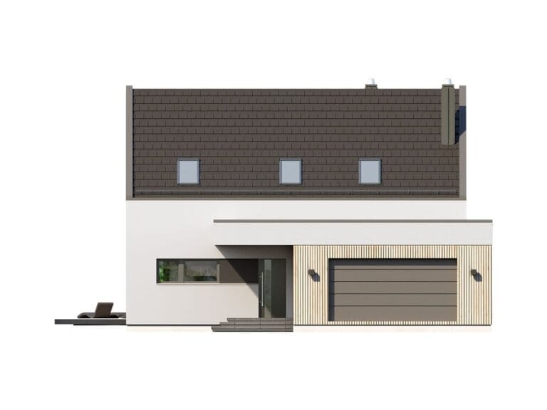 Dom Murowany Nela 3 Elewacja 2