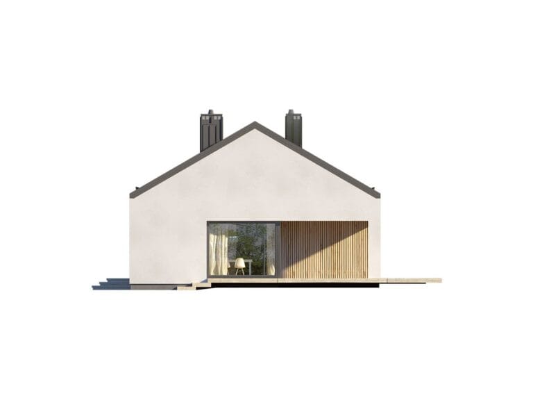 Dom Murowany Semi Elewacja 3