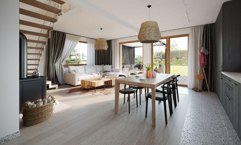 Dom Drewniany Erna 2 Wnętrze 1