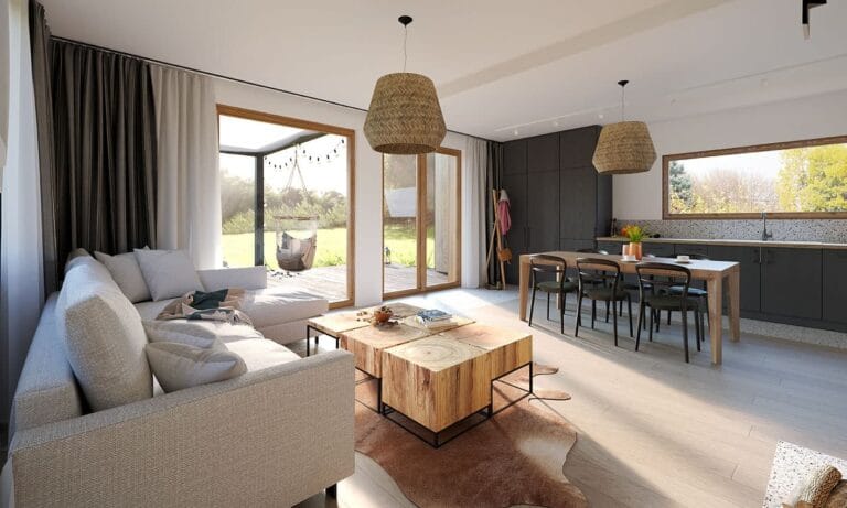 Dom Drewniany Erna 2 Wnętrze 3