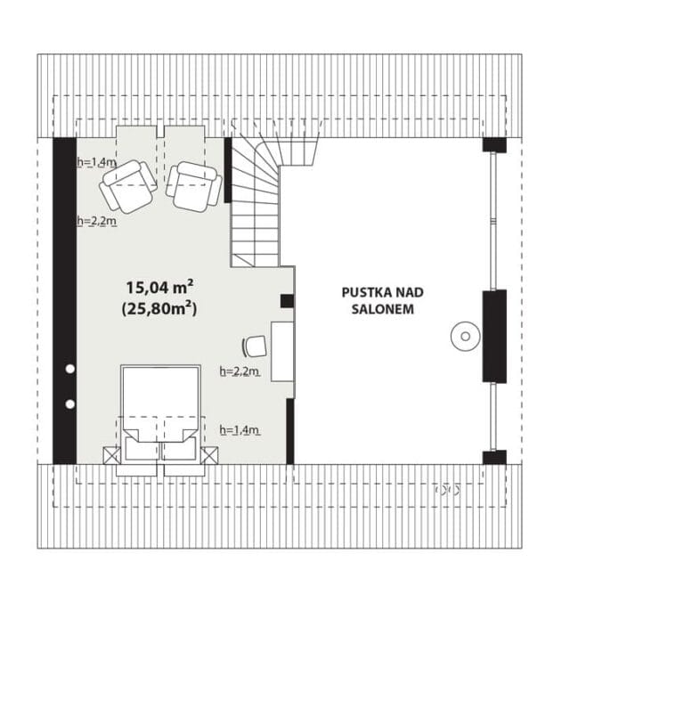 Dom Murowany Erna 3 Rzut 2