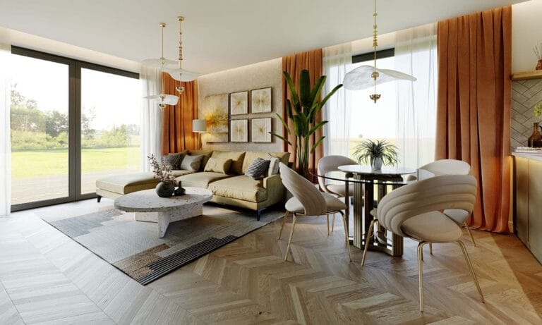 Dom Murowany Gaja 4 Wnętrze 1