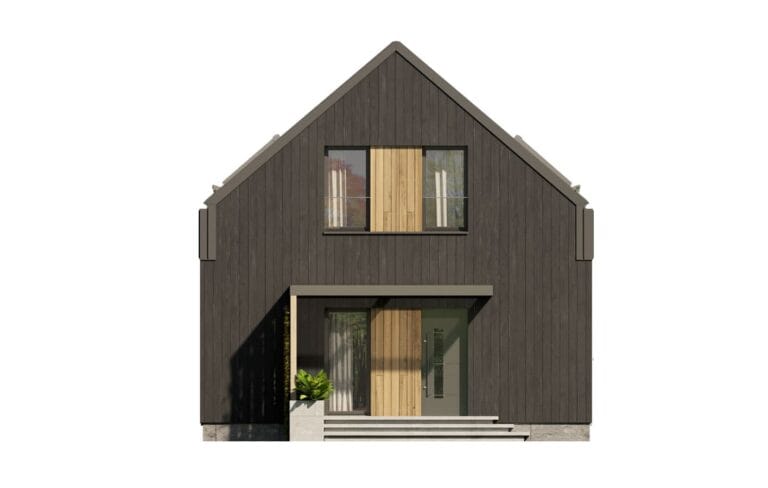 Dom Drewniany Zuza 2 Elewacja 1