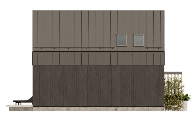 Dom Drewniany Zuza 2 Elewacja 4