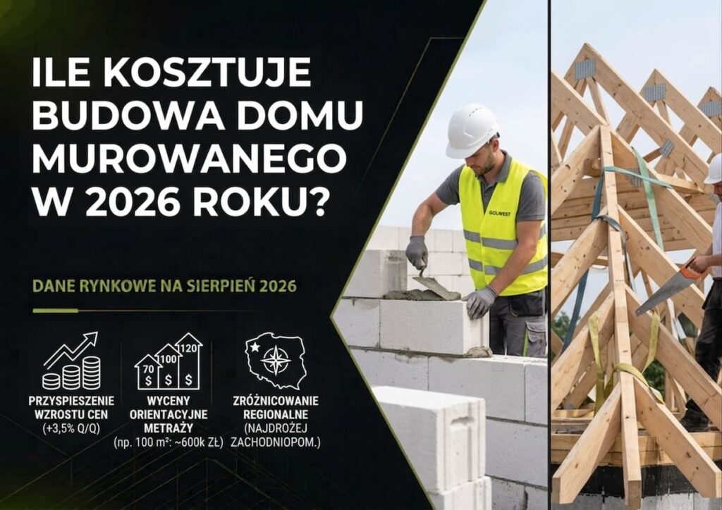Ile kosztuje budowa domu murowanego w 2026 roku