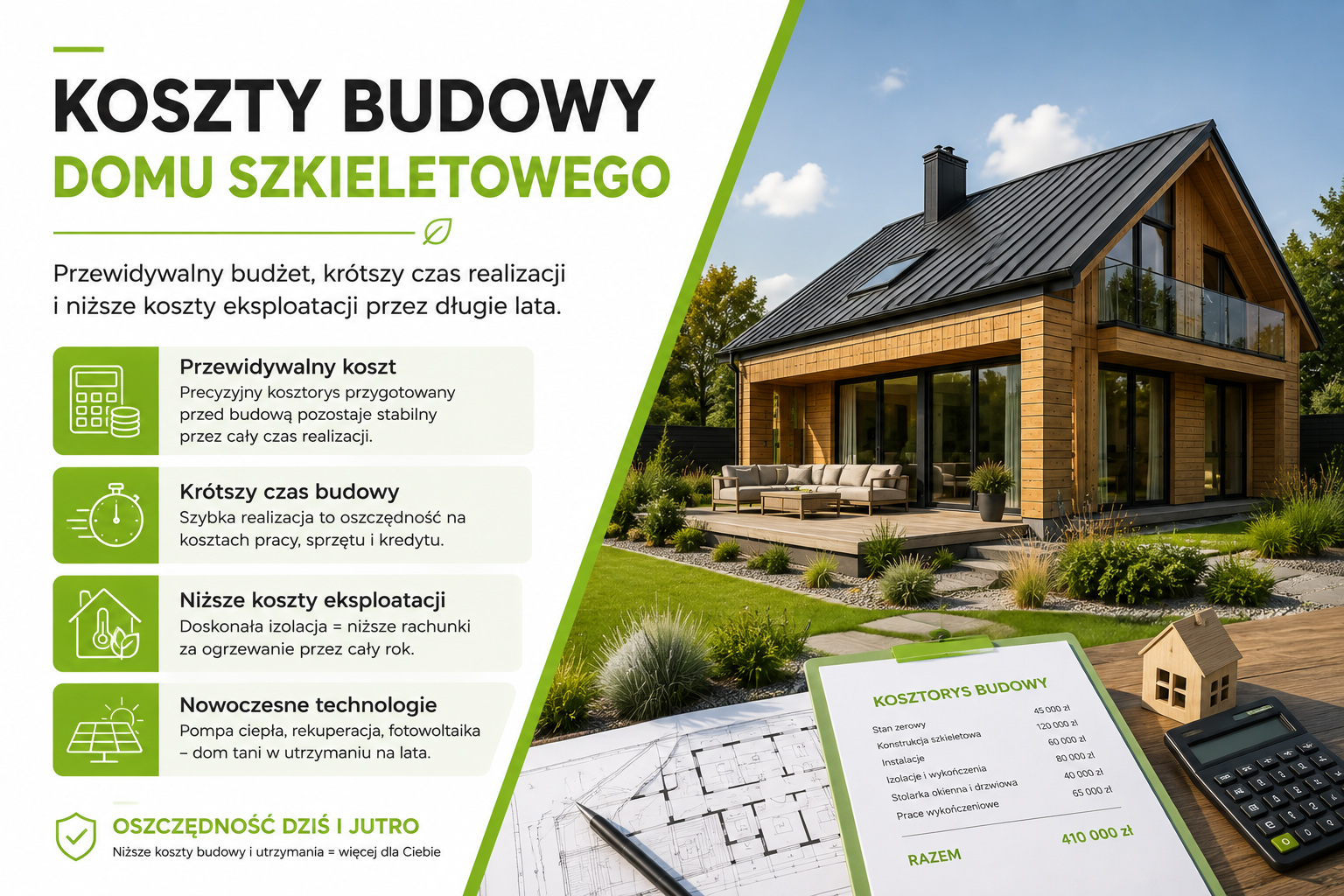 Koszt Budowy Domu Szkieletowego - Kosztorys Prac
