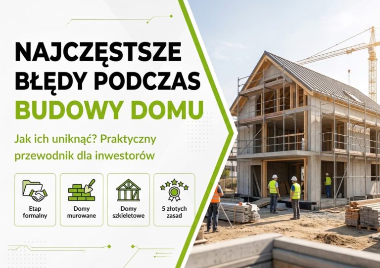 Najczęstsze błędy podczas budowy domu - jak ich uniknąć Praktyczny przewodnik dla inwestorów