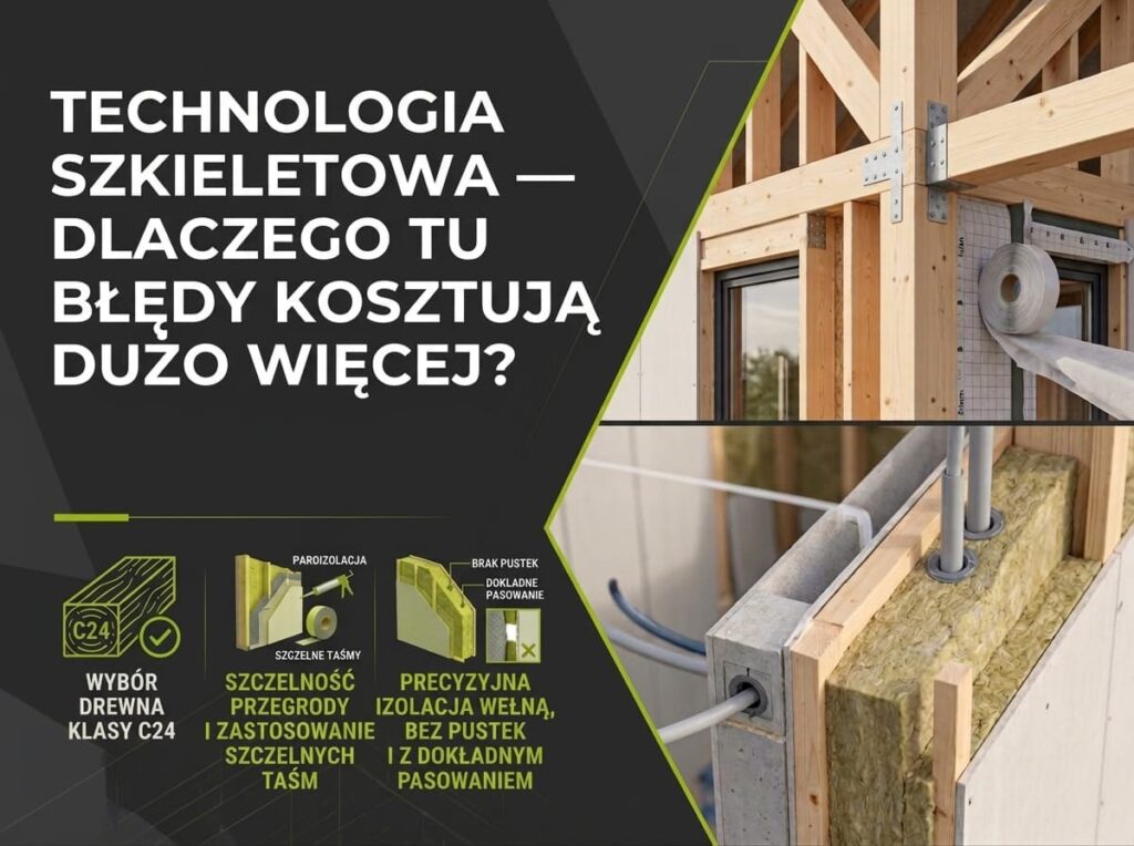 Technologia szkieletowa — dlaczego tu błędy kosztują dużo więcej