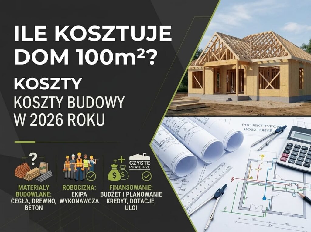 Ile naprawdę kosztuje budowa domu 100 m² na Mazowszu